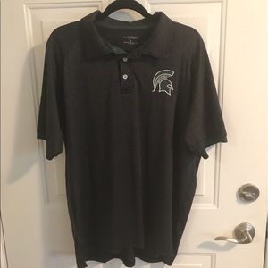 COPY - Charcoal MSU Polo